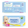 HOPE BABY Toddler Diaper Wipes---Sensitive Baby Wipes 480 Count, HOPE BABY Toddler Wet Wipes with Flip Top Lid, Hypoallergenic & Unscented