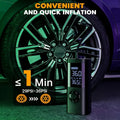 4-In-1 Car Jump Starter with Air Compressor, Tire Inflator, Portable Power Bank, Battery Booster Pack, LED Emergency SOS Light – All-In-One Roadside Kit for Dead Battery & Flat Tire