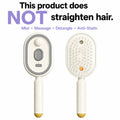 【Not Straightened】Electric Spray Air Cushion Massage Comb, Self-Cleaning Anti-Tangle Hair Brush, Anti-Static Volumizing Scalp Massage Brush for Dry Frizzy Hair Care, No Essential Oil Included