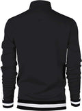'-TRACK JACKET Mens Urban Hip Hop Premium Track Jacket - Slim Fit Side Taping Sportswear Urbanwear Streetwear Top