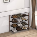 4-Tier Shoe Rack Storage Organizer, Bronze