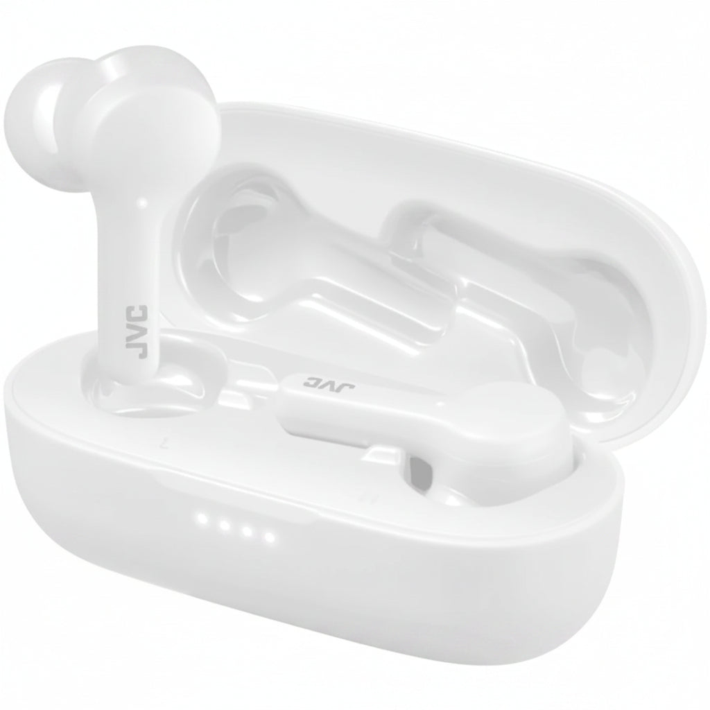 True Wireless Earbuds Headphones, Bluetooth 5.0, Water Resistance (IPX4), Long Battery Life (Up to 15 Hours) - HAA8TW (White)