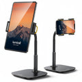 Tablet Stand Holder, Gooseneck Tablet Mount - 2.5Lb Heavy Duty Base Adjustable Desktop Stand with 360 Degree Rotating for 4.7-13