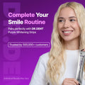 DR.DENT Purple Mouthwash - Sachets 20 Pack - Peroxide-Free - Alcohol Free - Vegan Mint