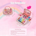 Princess Makeup Toy Set, 1 Set Washable Cosmetic Toy with Mirror, Pretend Play Beauty Toy, Birthday Gift, Interactive Game Props, Valentine'S Day Gift