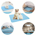 2026 New Cooling Dog Bed, Ice Silk Cooling Mat for Dogs with Ice Silk Fabric, Non-Slip & Machine Washable Design, Summer Comfort Mat for Small to Large Pets, Universal Fit