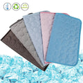 2026 New Cooling Dog Bed, Ice Silk Cooling Mat for Dogs with Ice Silk Fabric, Non-Slip & Machine Washable Design, Summer Comfort Mat for Small to Large Pets, Universal Fit