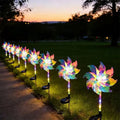 Waterproof LED Solar Wind Spinner - Light up Your Garden with Every Breeze Decor Yard